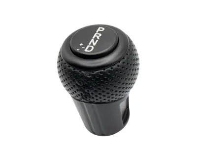 Pommeau de levier de vitesse PDK en cuir et aluminium avec soufflet de levier de vitesse PRND. Porsche 718 Boxster / Cayman / 991 - 9G142606996, 9G142606920, 9G142606925, 9G142606930, 9G142606931 - PSKB-BC-4, PSKR-BC-4, PSKY-BC-4, PSKW-BC-4